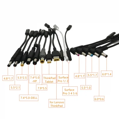 USB Type C to Laptop DC Output Jack Connector Adapter - PD Spoof, Multiple Sizes Product Image #23926 With The Dimensions of 1500 Width x 1500 Height Pixels. The Product Is Located In The Category Names Computer & Office → Computer Cables & Connectors