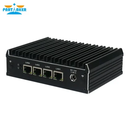 Partaker C3 Fanless Mini PC Server with In-tel AES-NI J3160, PfSense, Barebone Firewall, and 4 Gigabit LAN Ports - Micro Appliance for Robust Network Security. Product Image #17234 With The Dimensions of 800 Width x 800 Height Pixels. The Product Is Located In The Category Names Computer & Office → Mini PC