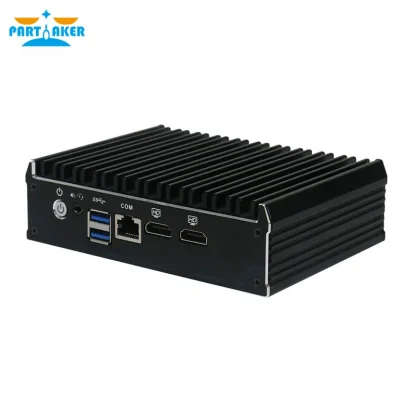 Partaker C3 Fanless Mini PC Server with In-tel AES-NI J3160, PfSense, Barebone Firewall, and 4 Gigabit LAN Ports - Micro Appliance for Robust Network Security. Product Image #17235 With The Dimensions of 800 Width x 800 Height Pixels. The Product Is Located In The Category Names Computer & Office → Mini PC