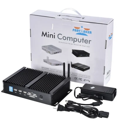 Partaker Fanless Industrial Mini PC with Intel I7 10510U, I7 8565U, I5 8265U, 2 DDR4, Msata+M.2 PCIE, Windows 10, HTPC Nuc, VGA, HDMI Product Image #1480 With The Dimensions of 800 Width x 800 Height Pixels. The Product Is Located In The Category Names Computer & Office → Mini PC