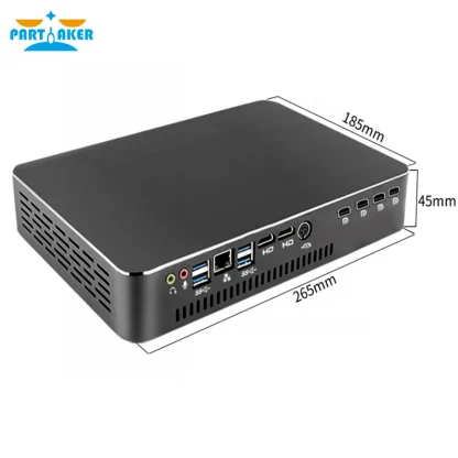 Partaker Mini Desktop PC with Intel i7-9700F and Dedicated Graphics for Design, Video Editing, and Modeling Product Image #6948 With The Dimensions of 800 Width x 800 Height Pixels. The Product Is Located In The Category Names Computer & Office → Mini PC
