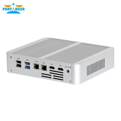 Elevate your gaming experience with Partaker Mini PC, featuring Intel Core i7 1065G7, i5 1035G4, 2 RAM Slots supporting up to 64GB DDR4 RAM, 2 HDMI2.0, 2 LAN, and 8 USB ports. Product Image #5228 With The Dimensions of 800 Width x 800 Height Pixels. The Product Is Located In The Category Names Computer & Office → Mini PC