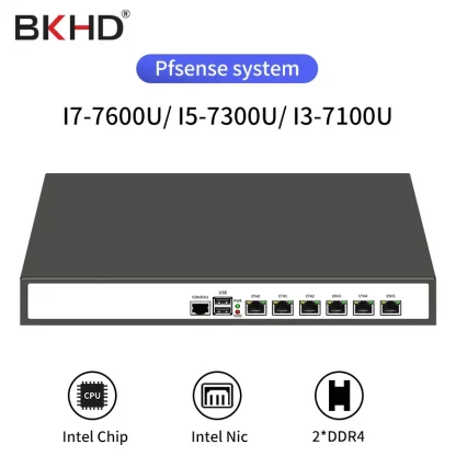 1U Pfsense Soft Routing Mini PC with 6 LAN, Fanless 3855U CPU, 13 Inches Internal Battery – Powerful Processor for VPN, Firewall, and Industrial Router. Product Image #17755 With The Dimensions of 800 Width x 800 Height Pixels. The Product Is Located In The Category Names Computer & Office → Mini PC