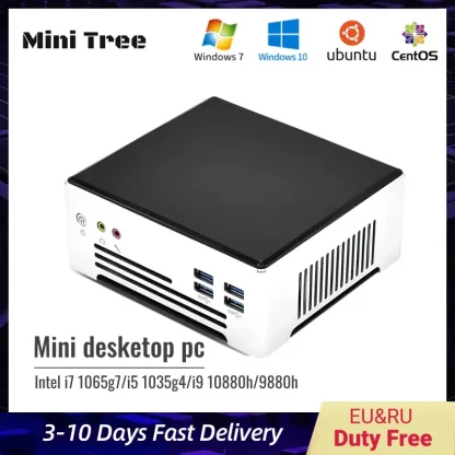 Efficiently tackle work and learning tasks with the Portable Office Win 11 Intel NUC Mini PC - Core 7300HQ, Dual LAN, 4K HD DP, Type-C, and WiFi for seamless performance. Product Image #10121 With The Dimensions of 800 Width x 800 Height Pixels. The Product Is Located In The Category Names Computer & Office → Mini PC