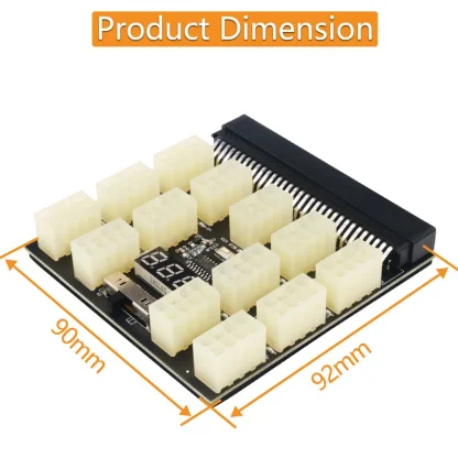 12V Power Board for HP 1200W/750W PSU - ATX 8Pin Breakout Board for Server GPU BTC Bitcoin Miner Mining Product Image #13182 With The Dimensions of 800 Width x 800 Height Pixels. The Product Is Located In The Category Names Computer & Office → Computer Cables & Connectors