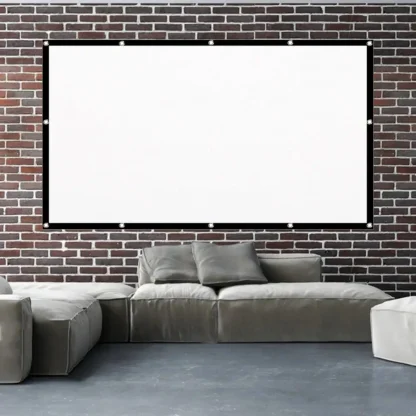 16:9 Reflective Fabric Projection Screen - Sizes: 60/72/84/100/120/150 Inch, HD Home Theater, Easy Set Up, Portable Product Image #15082 With The Dimensions of 1001 Width x 1001 Height Pixels. The Product Is Located In The Category Names Computer & Office → Device Cleaners