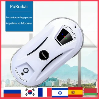 PuRuiKai High Suction Electric Window Cleaning Robot - Anti-falling Remote Control Vacuum Cleaner Product Image #13590 With The Dimensions of  Width x  Height Pixels. The Product Is Located In The Category Names Home Appliances → Household Appliances → Cleaning Appliances → Electric Window Cleaners