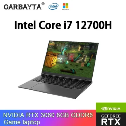 QMDZ Gaming Laptop: 16 Inch, 2560x1600 IPS, I7-12700H, NVIDIA RTX 3060 6GB, Fingerprint, Windows 11/10 Pro, 64GB ROM, PCIe NVMe Product Image #28222 With The Dimensions of 1000 Width x 1000 Height Pixels. The Product Is Located In The Category Names Computer & Office → Laptops