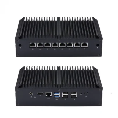 QOTOM X86 Industrial Router with Core i7/i5/i3, 8 LAN Ports, AES NI - Firewall, Home Office Gateway, Router Computer Product Image #1670 With The Dimensions of 1000 Width x 1000 Height Pixels. The Product Is Located In The Category Names Computer & Office → Mini PC