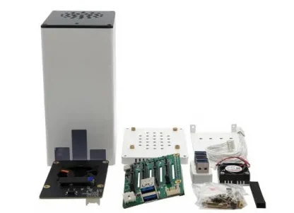 Enhance your Raspberry Pi 4 with Quad SATA Expansion Kit Product Image #3970 With The Dimensions of 546 Width x 395 Height Pixels. The Product Is Located In The Category Names Computer & Office → Demo Board & Accessories → Demo Board