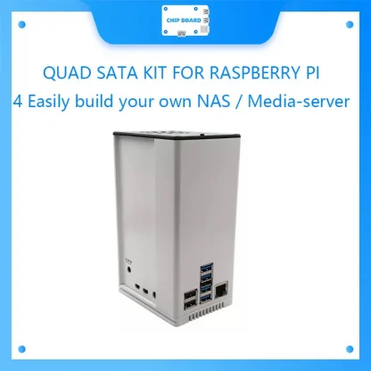 Enhance your Raspberry Pi 4 with Quad SATA Expansion Kit Product Image #3966 With The Dimensions of 800 Width x 800 Height Pixels. The Product Is Located In The Category Names Computer & Office → Demo Board & Accessories → Demo Board