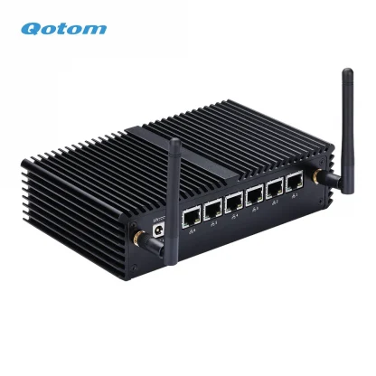 Qotom 6 LAN Mini PC with Celeron 3965U Processor, Dual Core 2.2 GHz - Home Office Factory Firewall Router VPN. Product Image #9054 With The Dimensions of 1000 Width x 1000 Height Pixels. The Product Is Located In The Category Names Computer & Office → Mini PC