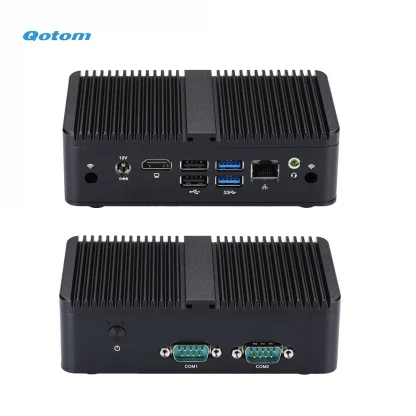 Qotom Mini PC - High-Performance Industrial Small Computer for Digital Signage, Intel J4105/J4125 Processor Product Image #25191 With The Dimensions of 1000 Width x 1000 Height Pixels. The Product Is Located In The Category Names Computer & Office → Mini PC