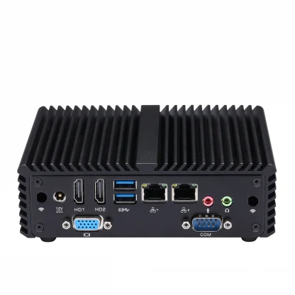 Qotom Quad Core Mini PC with Pentium J3710, 2HD Display, VGA, AES-NI, Fanless Industrial Design - Q170P Product Image #1164 With The Dimensions of 2000 Width x 2000 Height Pixels. The Product Is Located In The Category Names Computer & Office → Mini PC