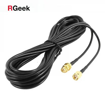 RGEEK 5m RG174 SMA Male to Female Extension Cable for Coaxial Wi-Fi Network Card Router Antenna Product Image #15032 With The Dimensions of 800 Width x 800 Height Pixels. The Product Is Located In The Category Names Computer & Office → Computer Cables & Connectors