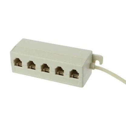 Efficient RJ11 5-Way Telephone Line Splitter Plug Adapter - 6P4C Modular Jack Product Image #1620 With The Dimensions of 800 Width x 800 Height Pixels. The Product Is Located In The Category Names Computer & Office → Computer Cables & Connectors