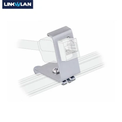 RJ45 1-Port Keystone Jack Holder for DIN Rail Electrical Distribution Box - Metal Mounting Adapter Product Image #10203 With The Dimensions of 800 Width x 800 Height Pixels. The Product Is Located In The Category Names Computer & Office → Computer Cables & Connectors
