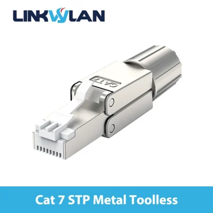 RJ45 Cat 6A/7 Field Connector - Fully Shielded Toolless Termination Plug for 23AWG Solid Installation Cables Product Image #13963 With The Dimensions of 800 Width x 800 Height Pixels. The Product Is Located In The Category Names Computer & Office → Computer Cables & Connectors
