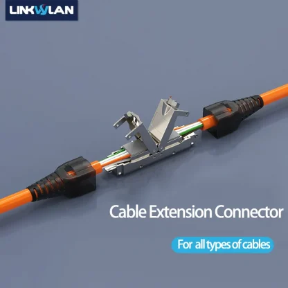 Tool-less RJ45 LAN Cable Extension Connector - Cat5e, Cat6A, Cat7 Network Extender Junction Adapter Product Image #20707 With The Dimensions of 800 Width x 800 Height Pixels. The Product Is Located In The Category Names Computer & Office → Computer Cables & Connectors