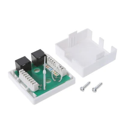 Enhance Your Network Setup with CAT6 RJ45 2-Port Junction Box – Female to Female Extension for Seamless Connectivity! Product Image #6554 With The Dimensions of 800 Width x 800 Height Pixels. The Product Is Located In The Category Names Computer & Office → Computer Cables & Connectors