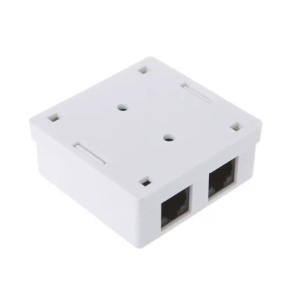 Enhance Your Network Setup with CAT6 RJ45 2-Port Junction Box – Female to Female Extension for Seamless Connectivity! Product Image #6557 With The Dimensions of 800 Width x 800 Height Pixels. The Product Is Located In The Category Names Computer & Office → Computer Cables & Connectors