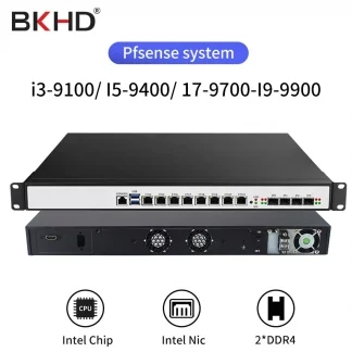 Redundant Power Supply 1U Industrial Firewall Server - INTEL 8 Gigabit 1000M, 4 10G SFP, Intel Core i5 9400 i7 9700 Product Image #15168 With The Dimensions of  Width x  Height Pixels. The Product Is Located In The Category Names Computer & Office → Mini PC