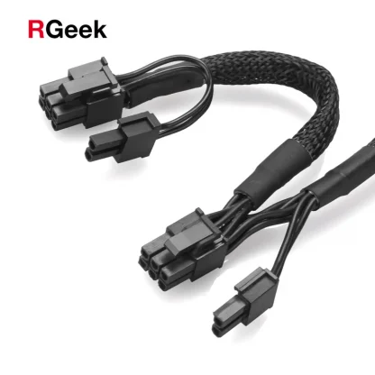 Rgeek PCIe 8pin to Dual 6+2Pin Power Supply Cable - 1 to 2 Splitter for Corsair RM Series Product Image #15091 With The Dimensions of 800 Width x 800 Height Pixels. The Product Is Located In The Category Names Computer & Office → Computer Cables & Connectors