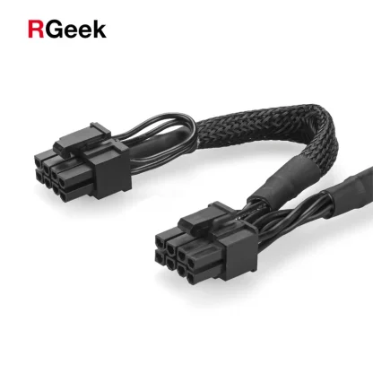 Rgeek PCIe 8pin to Dual 6+2Pin Power Supply Cable - 1 to 2 Splitter for Corsair RM Series Product Image #15092 With The Dimensions of 800 Width x 800 Height Pixels. The Product Is Located In The Category Names Computer & Office → Computer Cables & Connectors
