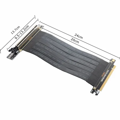 High-Speed PCI-E 3.0 Riser Cable Extender for PC Graphics Cards - 16x GPU Riser with Vertical Kit for ATX Chassis Product Image #7765 With The Dimensions of 1001 Width x 1001 Height Pixels. The Product Is Located In The Category Names Computer & Office → Computer Cables & Connectors