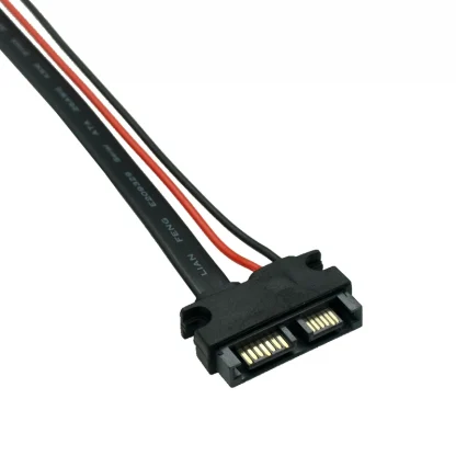 SATA Adapter Cable - 22Pin 7+15 Female to Slimline SATA 13Pin 7+6 Male Connector Converter - 30CM Product Image #23046 With The Dimensions of 800 Width x 800 Height Pixels. The Product Is Located In The Category Names Computer & Office → Computer Cables & Connectors