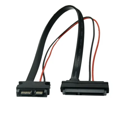 SATA Adapter Cable - 22Pin 7+15 Female to Slimline SATA 13Pin 7+6 Male Connector Converter - 30CM Product Image #23048 With The Dimensions of 800 Width x 800 Height Pixels. The Product Is Located In The Category Names Computer & Office → Computer Cables & Connectors