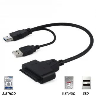 USB 3.0 to SATA III Converter Cable for 3.5/2.5 Inch HDD/SSD - UASP Compatible Hard Drive Adapter Product Image #8618 With The Dimensions of  Width x  Height Pixels. The Product Is Located In The Category Names Computer & Office → Device Cleaners