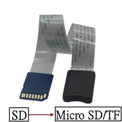 SD to TF Flexible Card Extension Cable - Adapter Reader, 10CM-60CM Length Product Image #22742 With The Dimensions of 800 Width x 800 Height Pixels. The Product Is Located In The Category Names Computer & Office → Computer Cables & Connectors
