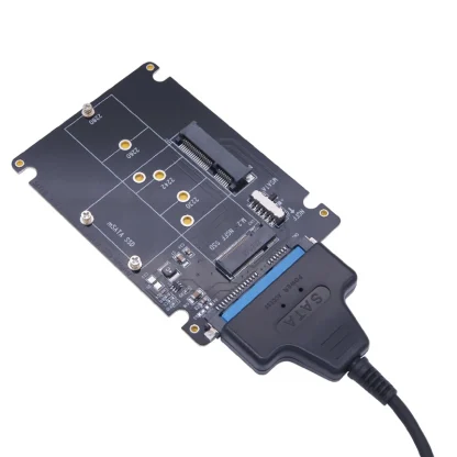 2-in-1 M.2/MSATA to SATA 3.0 & USB 3.0 Adapter: Convert and Connect SSDs to 2.5" SATA Hard Disk for PC/Laptop Product Image #4147 With The Dimensions of 800 Width x 800 Height Pixels. The Product Is Located In The Category Names Computer & Office → Storage Devices → Memory Card Adapters