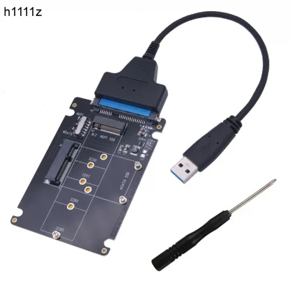 2-in-1 M.2/MSATA to SATA 3.0 & USB 3.0 Adapter: Convert and Connect SSDs to 2.5" SATA Hard Disk for PC/Laptop Product Image #4142 With The Dimensions of 800 Width x 800 Height Pixels. The Product Is Located In The Category Names Computer & Office → Storage Devices → Memory Card Adapters