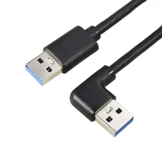 Double Right Angle USB 3.0 Cable - Same Side Double Bend Male to Male Product Image #13205 With The Dimensions of  Width x  Height Pixels. The Product Is Located In The Category Names Computer & Office → Computer Cables & Connectors