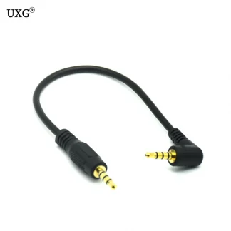 20CM 90° Right Angle 3.5mm Male to Male Aux Audio Cable Product Image #140 With The Dimensions of  Width x  Height Pixels. The Product Is Located In The Category Names Computer & Office → Computer Cables & Connectors