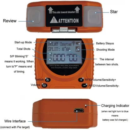 Precision Shot Timer for Dry Fire Training: Ideal for Gun Shot, Hunting, USPSA, IPSC, IDPA, 3 Guns, Steel Challenge Product Image #32673 With The Dimensions of 1140 Width x 1140 Height Pixels. The Product Is Located In The Category Names Sports & Entertainment → Shooting → Paintballs