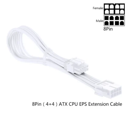 Sleeve Extension Power Supply Cable Kit - 24-pin ATX/EPS, 8-pin PCI-E GPU, 8-pin CPU, 6-pin PCIE, 4-Pin CPU with Combs - 18 AWG Product Image #526 With The Dimensions of 800 Width x 800 Height Pixels. The Product Is Located In The Category Names Computer & Office → Computer Cables & Connectors