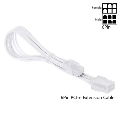 Sleeve Extension Power Supply Cable Kit - 24-pin ATX/EPS, 8-pin PCI-E GPU, 8-pin CPU, 6-pin PCIE, 4-Pin CPU with Combs - 18 AWG Product Image #528 With The Dimensions of 800 Width x 800 Height Pixels. The Product Is Located In The Category Names Computer & Office → Computer Cables & Connectors