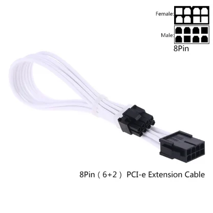 24-Pin ATX/EPS Sleeve Extension Cable Kit for GPU and CPU Power Supply Product Image #4385 With The Dimensions of 800 Width x 800 Height Pixels. The Product Is Located In The Category Names Computer & Office → Computer Cables & Connectors