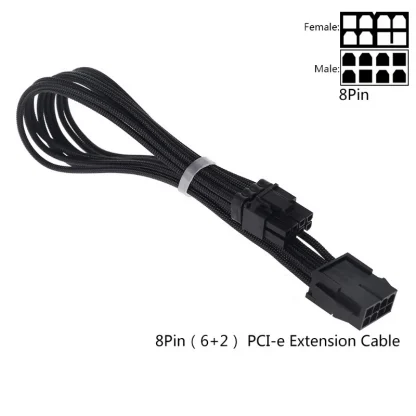 24-Pin ATX/EPS Sleeve Extension Cable Kit for GPU and CPU Power Supply Product Image #4387 With The Dimensions of 800 Width x 800 Height Pixels. The Product Is Located In The Category Names Computer & Office → Computer Cables & Connectors