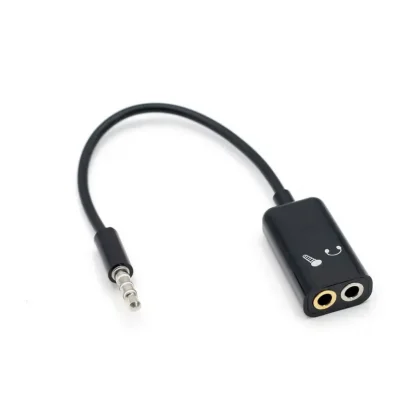 3.5mm Stereo Audio Male to Earphone Headset + Microphone Splitter Adapter Product Image #17773 With The Dimensions of 800 Width x 800 Height Pixels. The Product Is Located In The Category Names Computer & Office → Computer Cables & Connectors