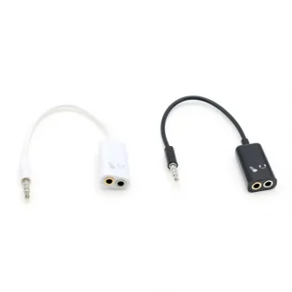 3.5mm Stereo Audio Male to Earphone Headset + Microphone Splitter Adapter Product Image #17770 With The Dimensions of  Width x  Height Pixels. The Product Is Located In The Category Names Computer & Office → Computer Cables & Connectors