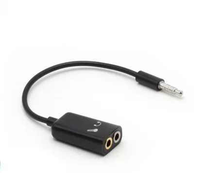 3.5mm Stereo Audio Male to Earphone Headset + Microphone Splitter Adapter Product Image #17775 With The Dimensions of 764 Width x 654 Height Pixels. The Product Is Located In The Category Names Computer & Office → Computer Cables & Connectors