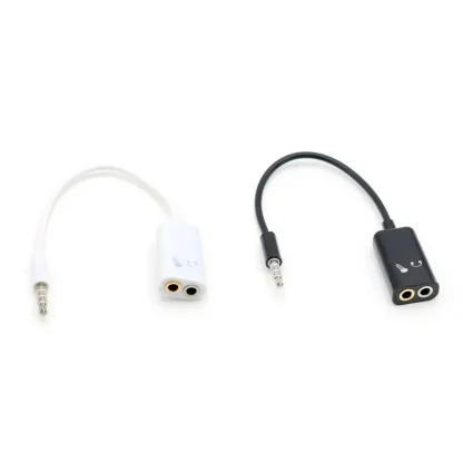 3.5mm Stereo Audio Male to Earphone Headset + Microphone Splitter Adapter Product Image #17770 With The Dimensions of 800 Width x 800 Height Pixels. The Product Is Located In The Category Names Computer & Office → Computer Cables & Connectors