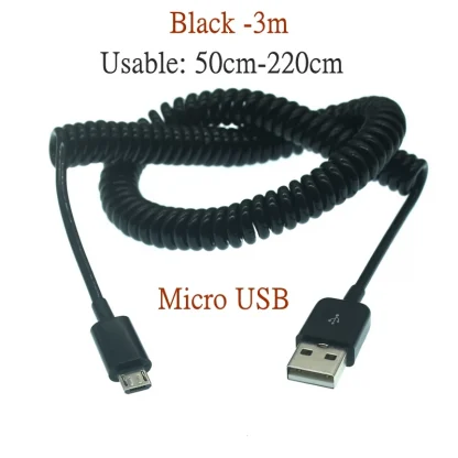 Spring USB Cable - Micro, Mini, USB C Male to Male/Female, Fast Charging Phone Charger Cord - 1m, 3m Product Image #6092 With The Dimensions of 800 Width x 800 Height Pixels. The Product Is Located In The Category Names Computer & Office → Computer Cables & Connectors