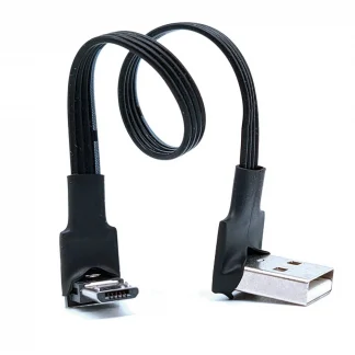 Versatile 90 Degree Angled USB Micro USB Male to USB Male Data Charge Cable Product Image #2009 With The Dimensions of  Width x  Height Pixels. The Product Is Located In The Category Names Computer & Office → Computer Cables & Connectors