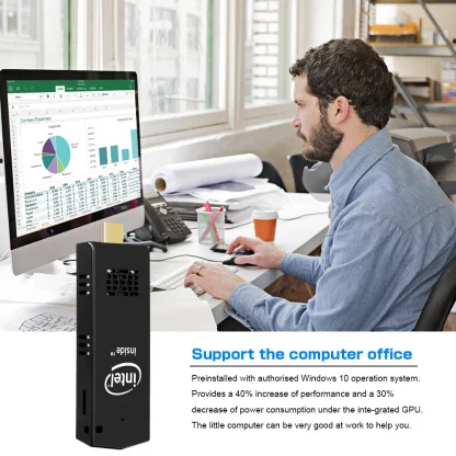 T5 TV Stick PC: W5 Mini PC Windows 10, Intel Z8350 Quad Core, Bluetooth, WIFI 2.4G/5G, DDR Options, EMMc Storage, USB Connectivity Product Image #15647 With The Dimensions of 1000 Width x 1000 Height Pixels. The Product Is Located In The Category Names Computer & Office → Mini PC