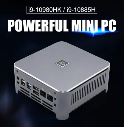 TOP 10th Gen Core I9 10980HK I7 10750H Intel Mini PC with 2 LANs, Windows 10, 2 DDR4, 2 NVMe, Gaming Computer, DP, HDMI, Type-C, 3x4K Display Product Image #1517 With The Dimensions of 950 Width x 974 Height Pixels. The Product Is Located In The Category Names Computer & Office → Mini PC